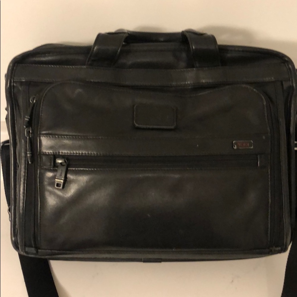Tumi Leather Briefcase